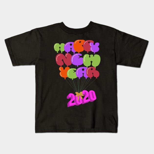 Happy new year Christmas 2020 Kids T-Shirt by Ahmed1973